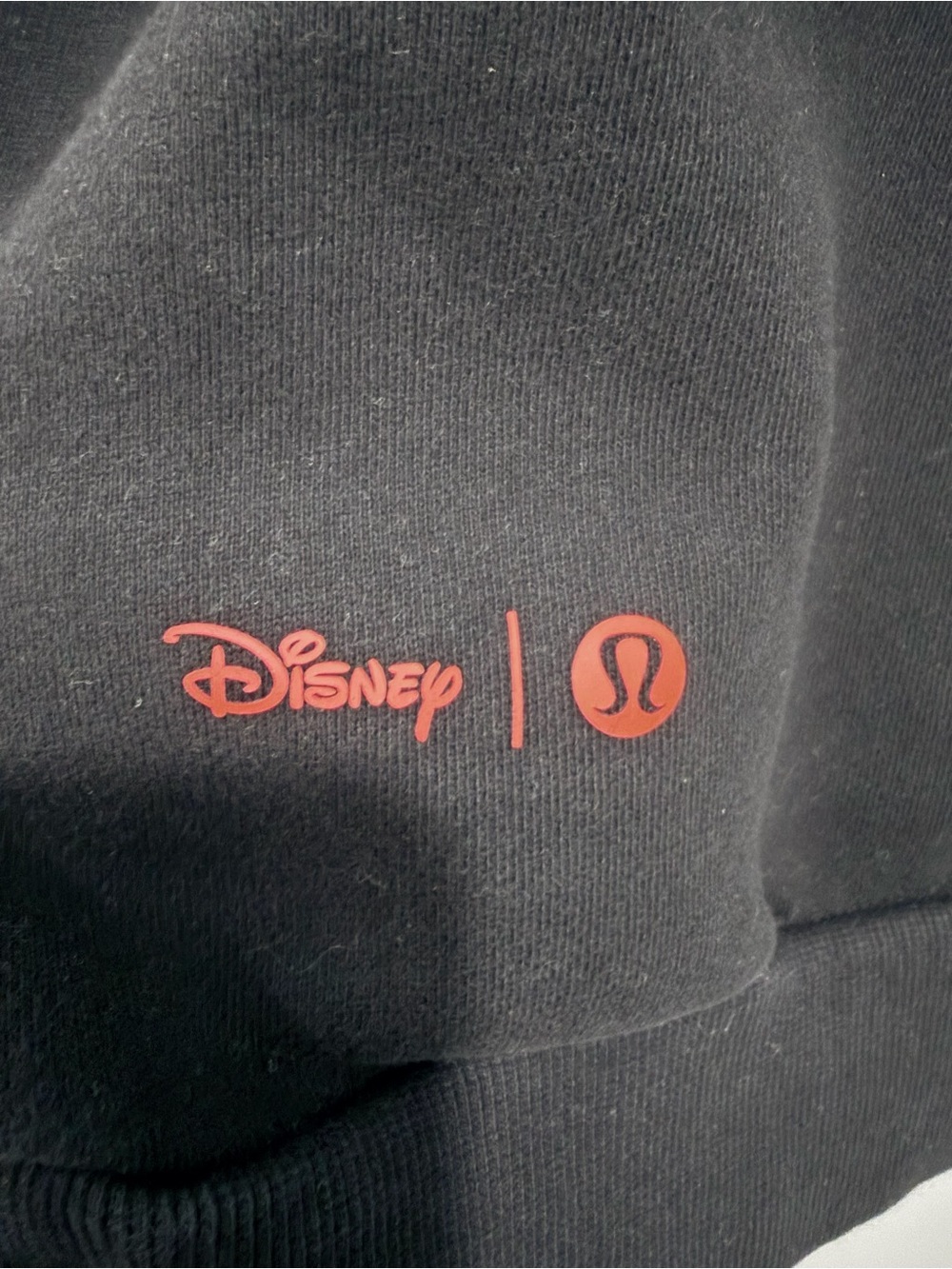 Disney x Lululemon Mickey Mouse Steady State Pullover Hoodie - Black / Size S - Picture 3 of 3